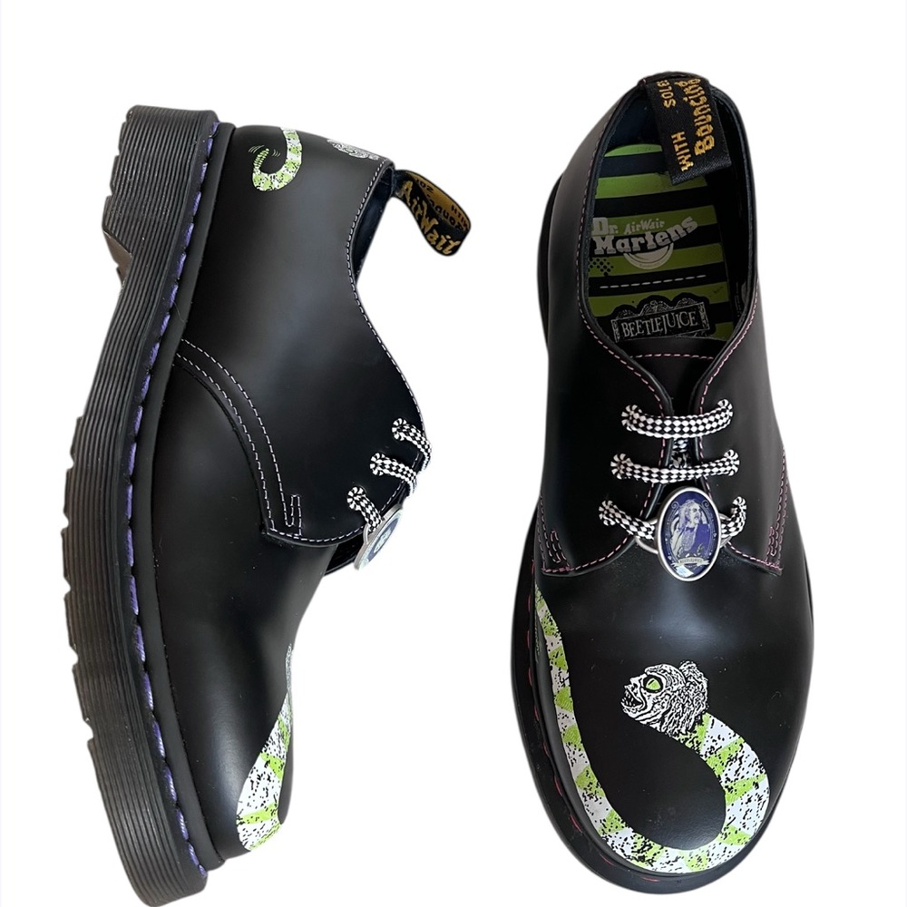 Dr. Martens LIMITED EDITION Women's 1461
Beetlejuice X Warner Bros Studio Size 9 - Picture 7 of 16